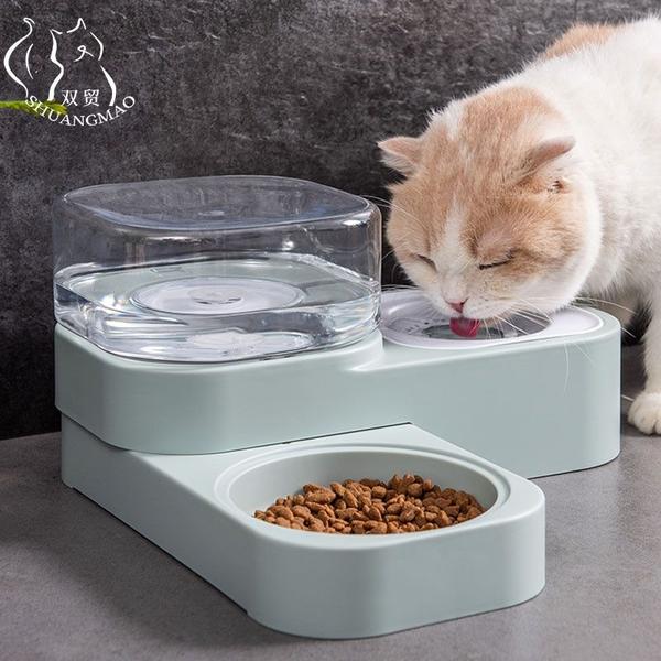 Imagem de Pet Dog Cat Bowl Automatic Feeder Fountain Beber água para cães indoor gatinho puppy bowls alimentando recipiente de animais de estimação Suprimentos de alimentação e rega de gatos