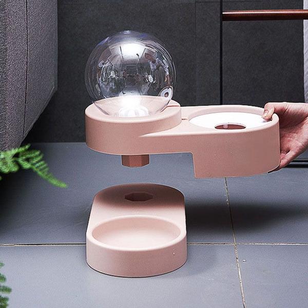 Imagem de Pet Dog Cat Bowl Fountain Distribuidor automático de recipiente de alimentador de água para cães gatos que bebem produtos para animais de estimação de alta qualidade  Suprimentos de alimentação e rega de gatos