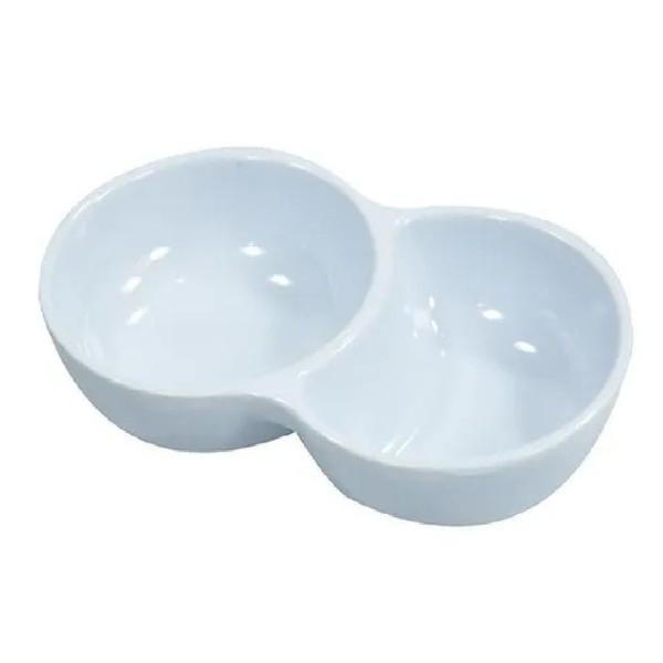 Imagem de Petisqueira Bowl Duplo c/ 2 Potes 13cm em Melamina