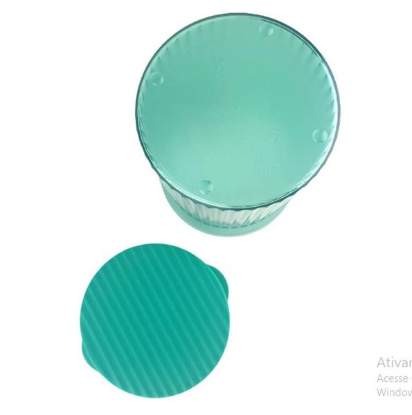 Imagem de Petisqueira Canelada Redonda 630ml Verde Mint - Tupperware