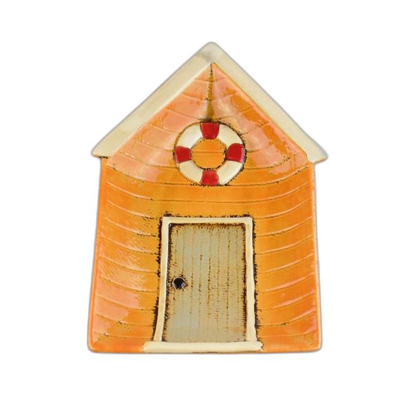 Petisqueira Casa Com Boia Em Cerâmica - Laranja - The Home Imagem de Petisqueira Casa Com Boia Em Cerâmica - Laranja