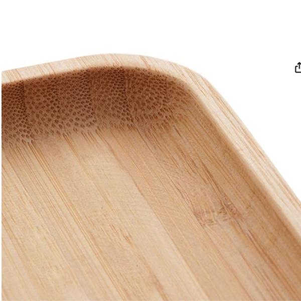Petisqueira de Bambu Mini Bandeja Pires Madeira Quadrado 13cm - COISARIA Imagem de Petisqueira de Bambu Mini Bandeja Pires Madeira Quadrado 13cm