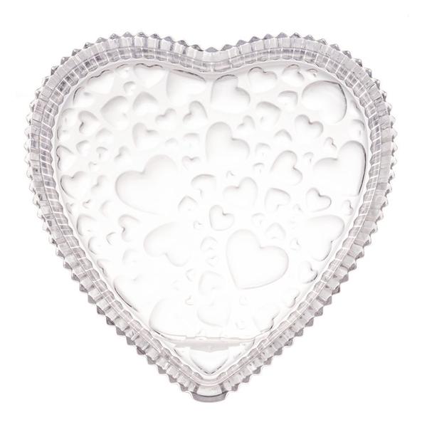 Imagem de Petisqueira em Cristal Cute Heart 18,7x3,3cm  - Lyor