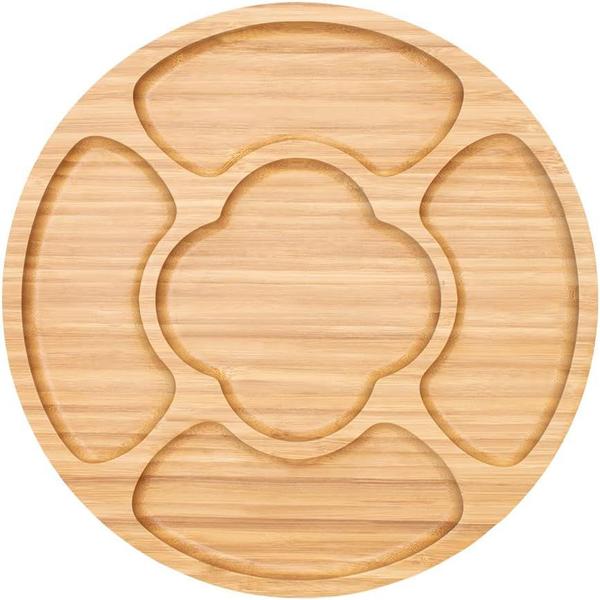 Petisqueira Grande Prática Ecokitchen Bambu Leve Durável - Mimo Imagem de Petisqueira Grande Prática Ecokitchen Bambu Leve Durável