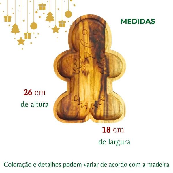 Imagem de Petisqueira Natal Com Rebaixo Decoração Mesa Posta Natalina