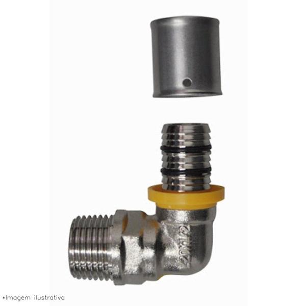 Imagem de Pex Astragas Cotovelo Rosca Macho 20mm - 1/2"