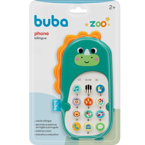 Imagem de Phone Bilingue Buba Zoo Dino - Buba