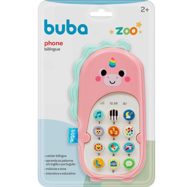 Imagem de Phone Bilingue Buba Zoo Unicornio - Buba