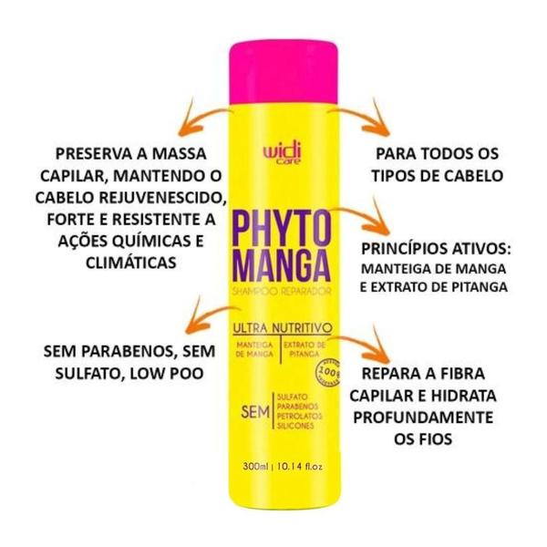 Imagem de Phytomanga Shampoo Reparador Widi Care 300ml