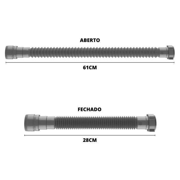 Pia 4L Cinza + Sifão Sanfonado + Torneira Preta + Veda Rosca - Astra Imagem de Pia 4L Cinza + Sifão Sanfonado + Torneira Preta + Veda Rosca
