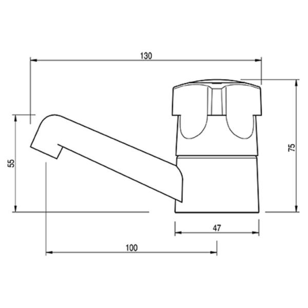 Imagem de Pia Banheiro 4,8L + Kit Banheiro + Torneira + Engate + Sifão