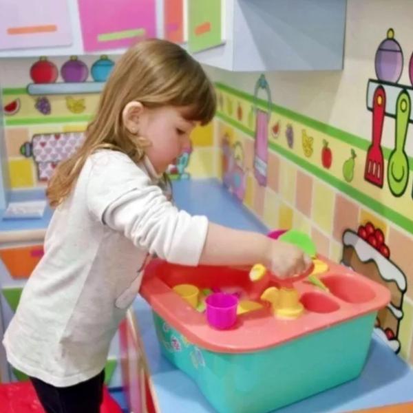 Pia Cozinha Rosa De Brinquedo Acqua Brink Menina Infantil - Homeplay Imagem de Pia Cozinha Rosa De Brinquedo Acqua Brink Menina Infantil
