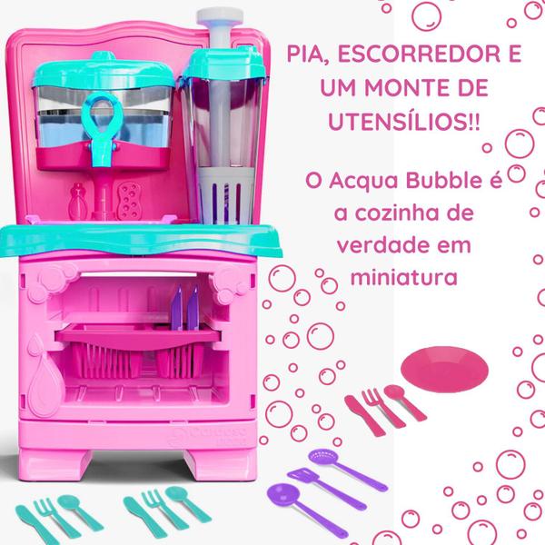 Imagem de Pia de Brinquedo Infantil Espuma Utensilios Cardoso Toys