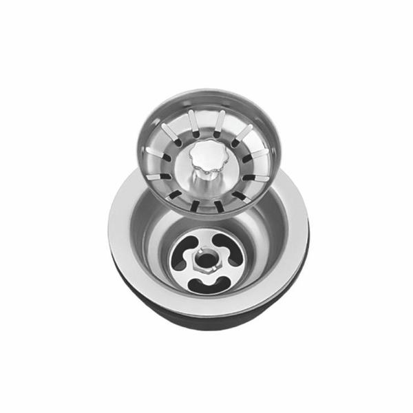 Pia de Cozinha de 180cmx56cm Concretada e Escorredor Plus 30 e Válvula Inox 3.1/2 Pino - GhelPlus Imagem de Pia de Cozinha de 180cmx56cm Concretada e Escorredor Plus 30 e Válvula Inox 3.1/2 Pino
