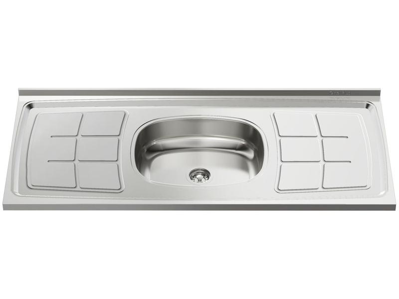 Pia de Cozinha Inox 105x52cm - Ghel Plus Pia de Cozinha Inox 105x52cm - Ghel Plus