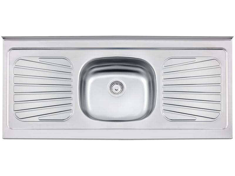 Pia de Cozinha Inox Tramontina 120x52cm Standard Pia de Cozinha Inox Tramontina 120x52cm Standard