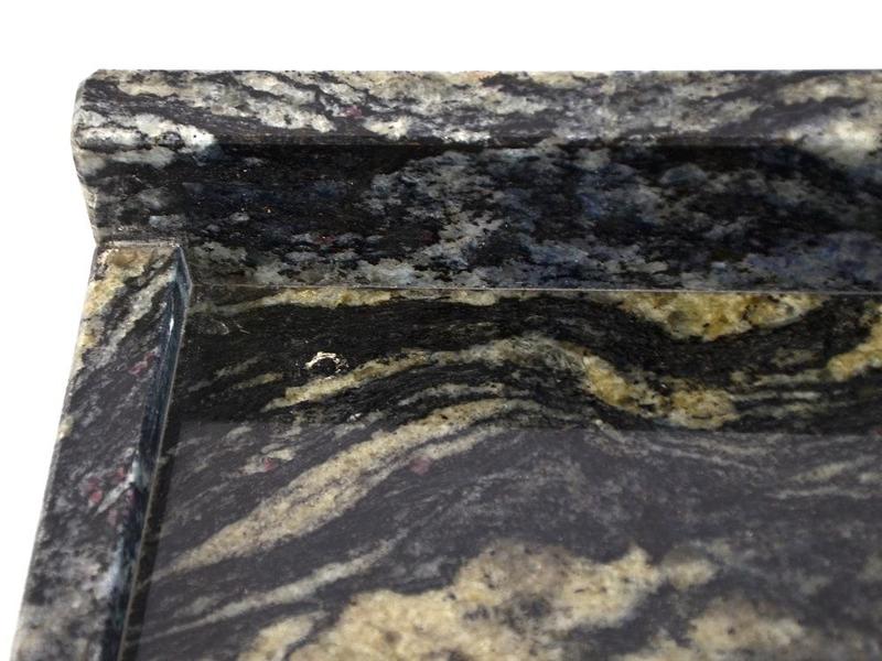 Imagem de Pia de Granito para Cozinha Levorato Indiano  150x55cm  Granito Indiano Preto