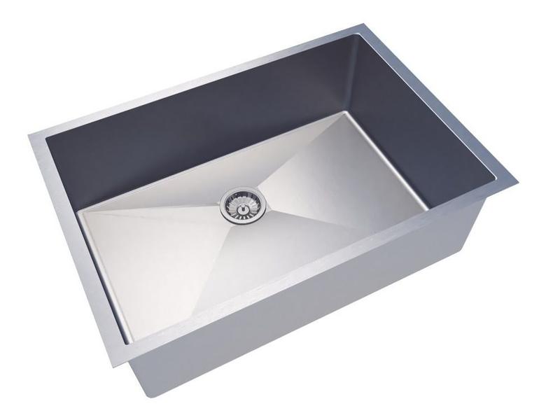 Pia Simples E Elegante Para Cozinha Embutida Inox Escovado - Technox Imagem de Pia Simples E Elegante Para Cozinha Embutida Inox Escovado