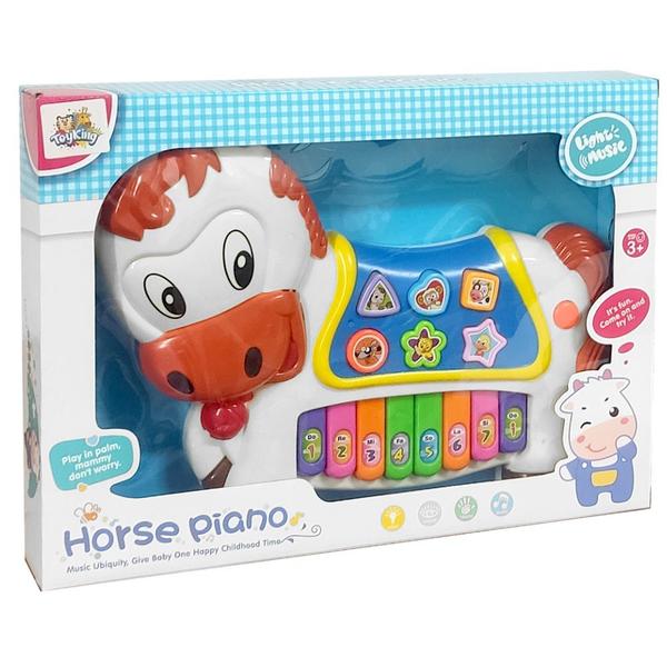 Imagem de Pianinho Poney para Bebês com Músicas Luz Som de Animais