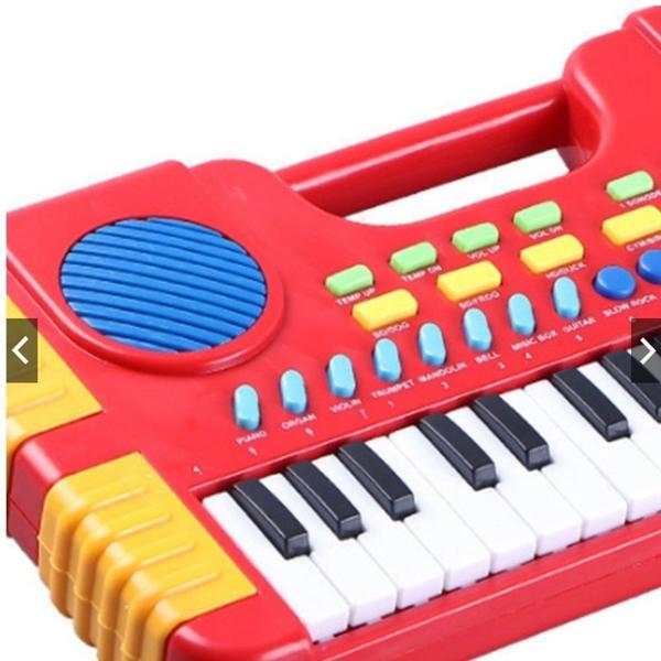 Piano Center Infantil Teclado Musical 31 Teclas 8 Sons Funcao Gravador - TOYS Imagem de Piano Center Infantil Teclado Musical 31 Teclas 8 Sons Funcao Gravador