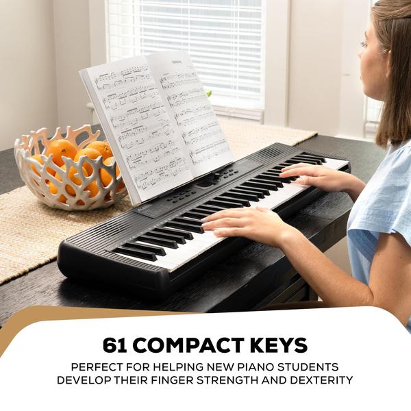 Piano de teclado Alesis Melody 61 MK4 para iniciantes 61 teclas
