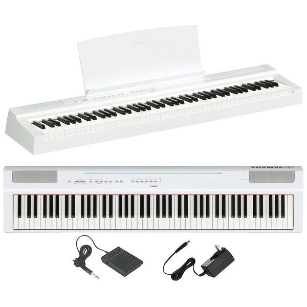 Imagem de Piano Digital Yamaha P125B 88Teclas Branco com Fonte