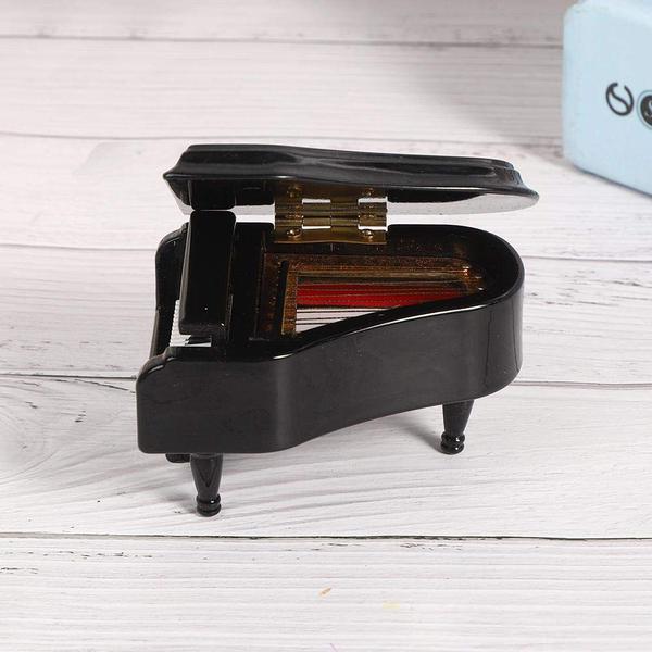 Imagem de Piano em miniatura GLOGLOW Basswood (modelo de instrumento musical)