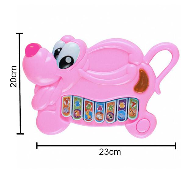 Piano Teclado Musical Vaquinha Infantil Brinquedo Bebe Luz Som Bichinhos Fazenda - Pica Pau Imagem de Piano Teclado Musical Vaquinha Infantil Brinquedo Bebe Luz Som Bichinhos Fazenda