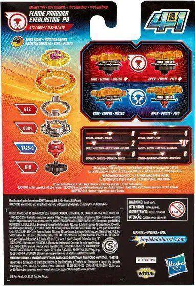 Piao Bey Blade QS Flame Pandora Ever F6810 Hasbro Imagem de Piao Bey Blade QS Flame Pandora Ever F6810 Hasbro