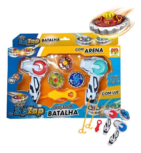 Imagem de Pião De Batalha Zip Zap Lancador Com Arena