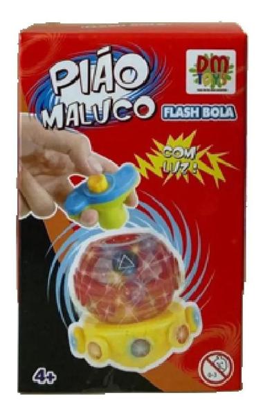 Imagem de Pião Maluco Fhash Bola ComLuz - Dm Toys