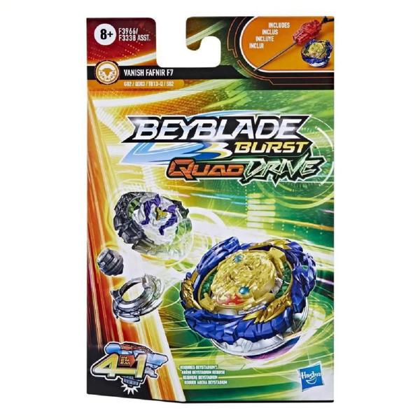 Imagem de Pião Vanish Fafnir F7 Beyblade Quad Drive Starter - Hasbro - 195166155067