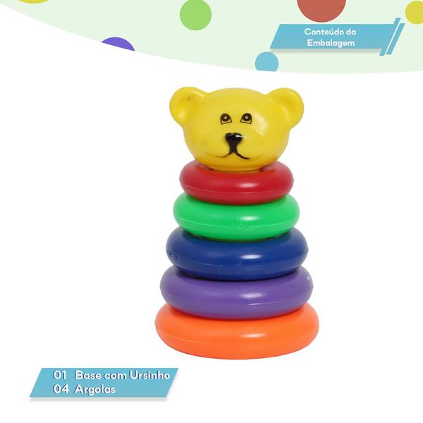 Imagem de Pica Pau Ursinho didático Brinquedo Pedagógico Para Bebê Meu