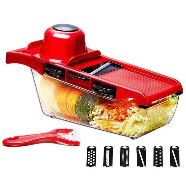 Picador De Legumes E Frutas Em Aço Inox - Monac Imagem de Picador De Legumes E Frutas Em Aço Inox