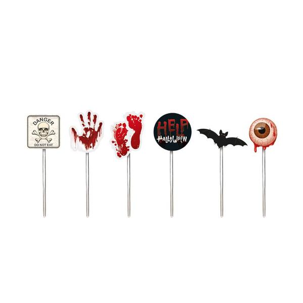 Imagem de Pick Decorativo - Help Halloween - 12 unidades - Cromus - Rizzo