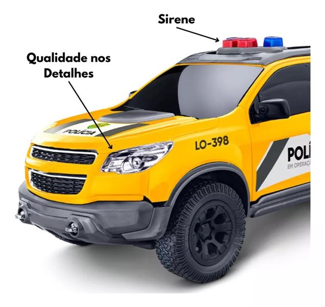 Imagem de Pick-up Carrinho Camionete Viatura S10 - Roma Brinquedos