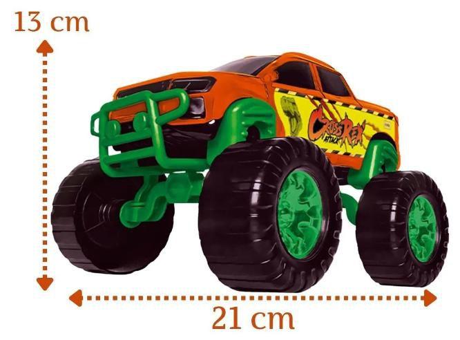 Imagem de Pick Up Cross Rex Atack  Com Dino - Samba Toys