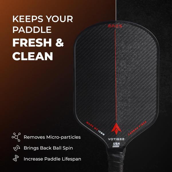 Imagem de Pickleball Paddle Eraser YOTIGER, fibra de carbono, pacote com 2 unidades