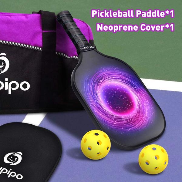 Imagem de Pickleball Paddle foi aprovado pela USAPA em fibra de vidro roxa