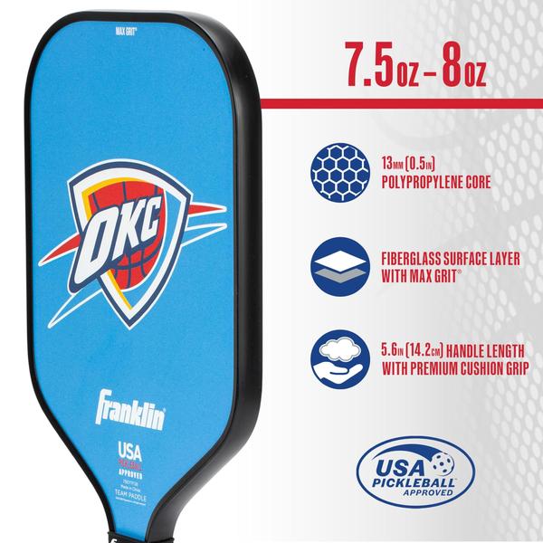 Imagem de Pickleball Paddle Franklin Sports NBA Oklahoma City Thunder