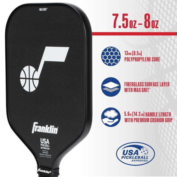 Imagem de Pickleball Paddle Franklin Sports: oficial da NBA Utah Jazz