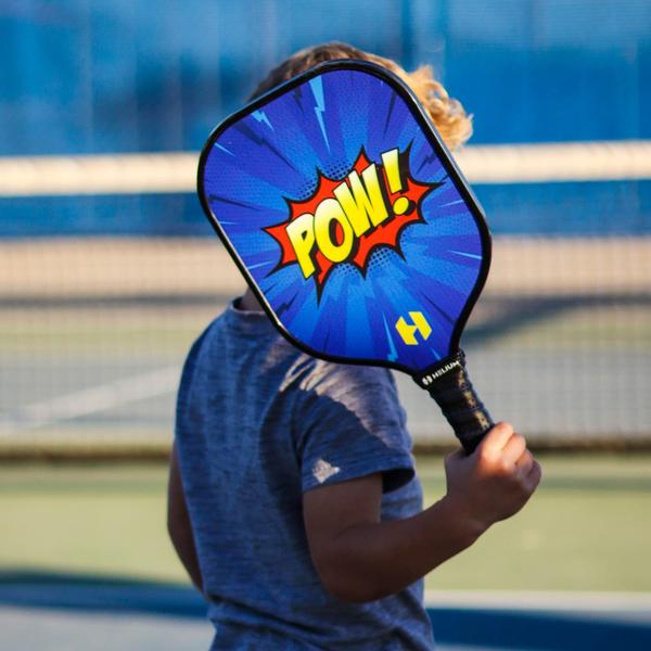 Imagem de Pickleball Paddle Helium POW! para crianças menores de 12 anos com bolsa