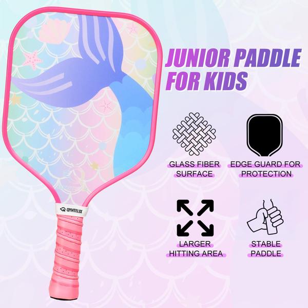 Imagem de Pickleball Paddle Qyntelix Kids Little Mermaid 12 anos ou menos