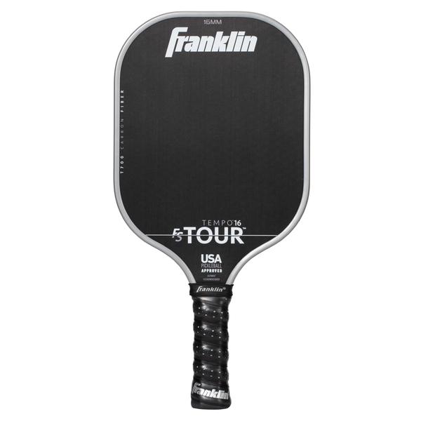 Imagem de Pickleball Paddles Franklin Sport FS Tour Fibra de Carbono Cinza