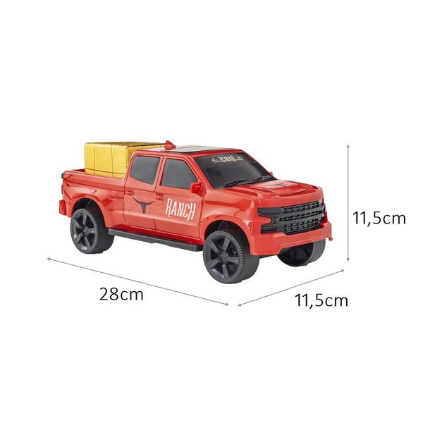 Pickup Brinquedo Carrinho Com Cavalo Infantil Fazenda Campo - Adijomar Imagem de Pickup Brinquedo Carrinho Com Cavalo Infantil Fazenda Campo - Adijomar