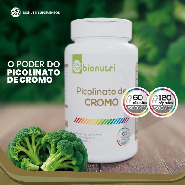 Imagem de Picolinato de Cromo 60 Cápsulas 500 Mg Bionutri