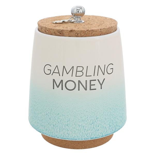 Piggy Bank Pavilion Gambling Money Ceramic 16,5 cm azul-petróleo - Pavilion Gift Company Imagem de Piggy Bank Pavilion Gambling Money Ceramic 16,5 cm azul-petróleo