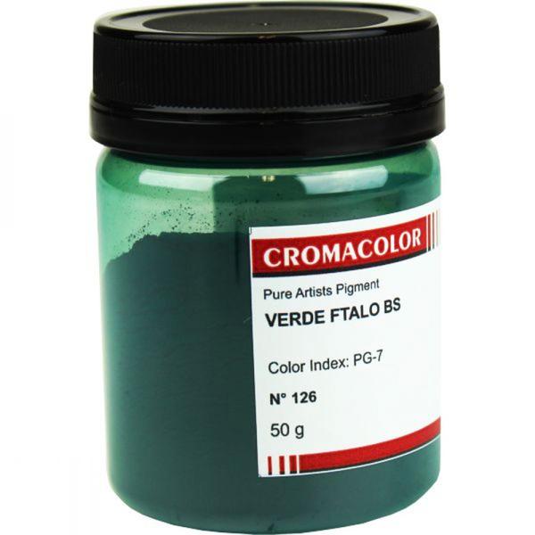 Imagem de Pigmento Artístico Cromacolor 50g 126 Verde Ftalo BS