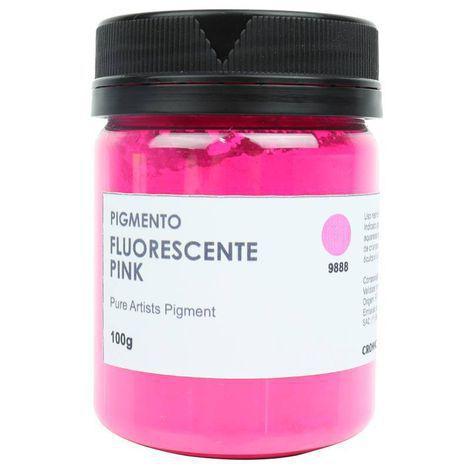 Imagem de Pigmento Artístico Puro Cromacolor 100g 9888 Pink Fluorescente