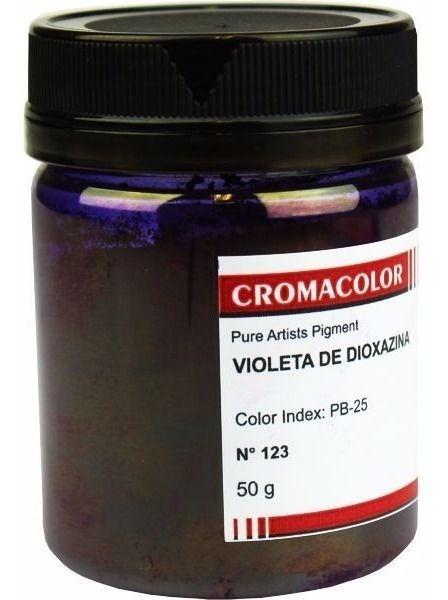 Imagem de Pigmento Artístico Puro Violeta Dioxazina Inorgânico 123 50g